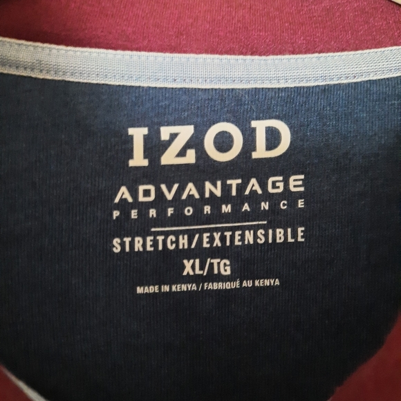 New Izod 1/4 Zip Fleece - Picture 2 of 2